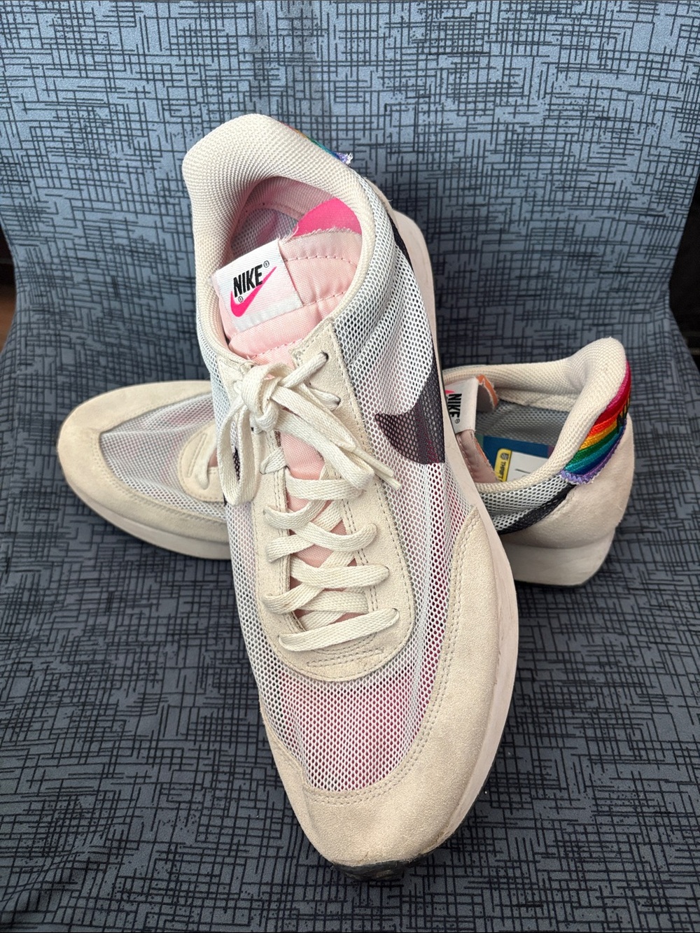 Nike Air Tailwind 79 Be True Men's Size 11.5 US BV7930-400 White Rainbow Casual